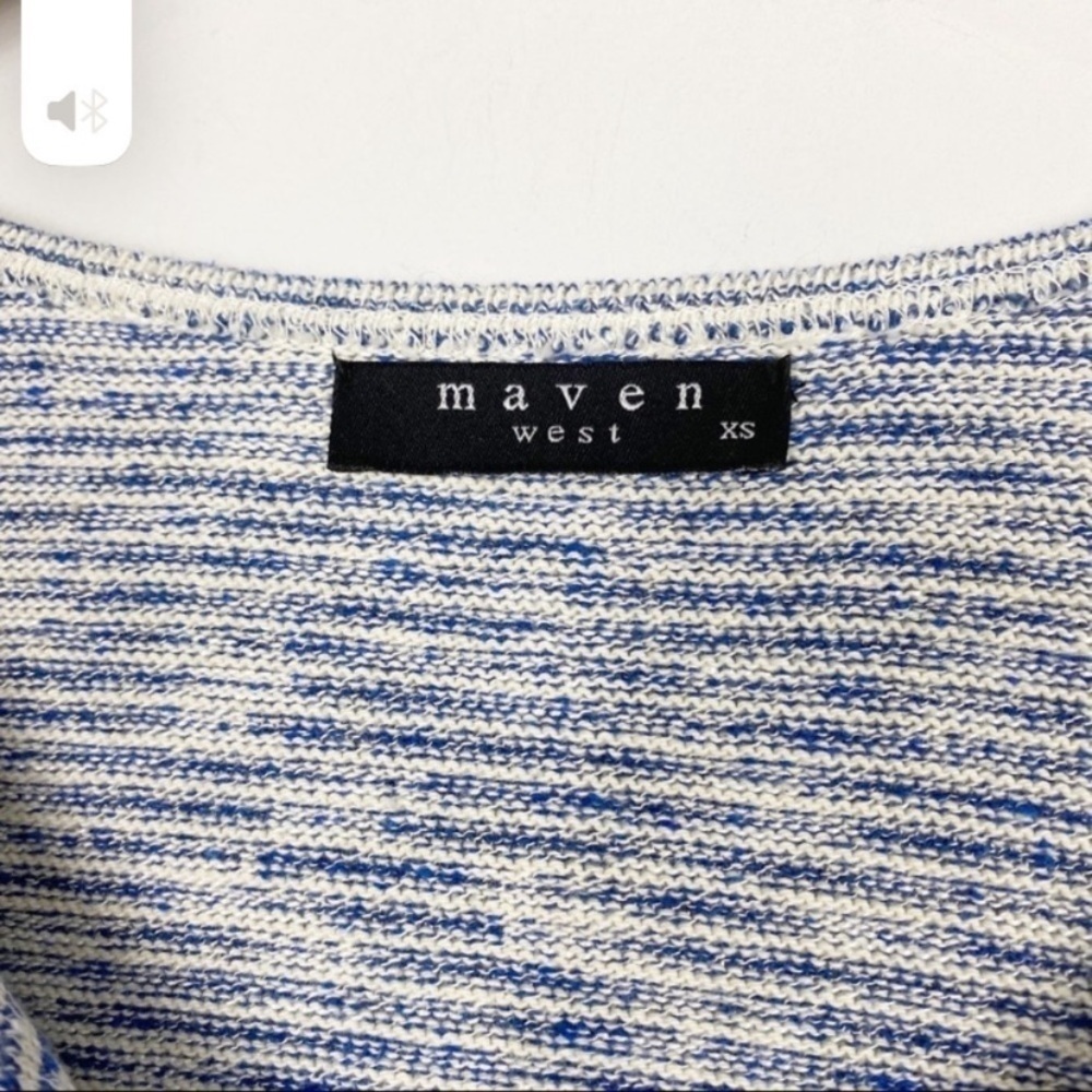 MAVEN WEST Fringe Striped Top - Picture 9 of 11